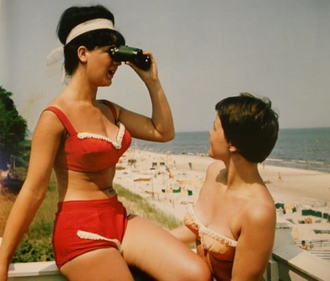 Kurz Schwarzer, Junge Frauen am Strand von Binz, um 1960