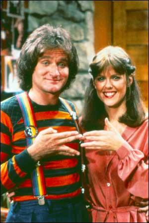 Robin Williams in Mork e  Mindy