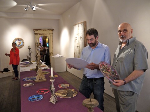 Bruno Ceccobelli e Alberto Dambruoso - Port’ostensorio, 2014 - galleria Susanna Orlando