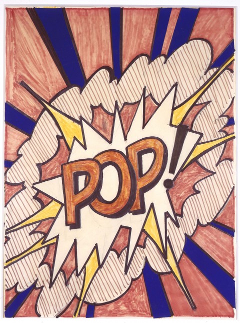 Roy Lichtenstein, Newsweek Pop! Cover (Study), 1966, Collection of Marsha and Jeffrey Perelman © Estate of Roy Lichtenstein : SIAE 2014