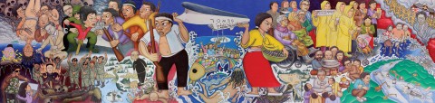 Sewol Owol, l'opera censurata di Hong Seong-dam (courtesy of the Peace Museum)