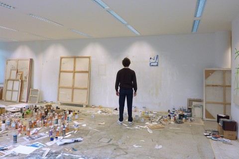 David Ostrowski nel suo studio