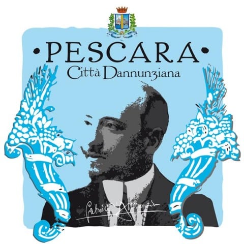 Il logo di Pescara, città dannunziana
