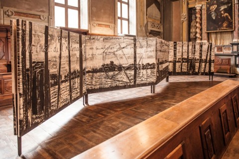 Anselm Kiefer, Der Rhein, Coro della Maddalena, Alba (foto Stefania Spadoni)