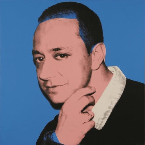 Ernesto Esposito ritratto da Andy Warhol nel 1987, courtesy Ernesto Esposito