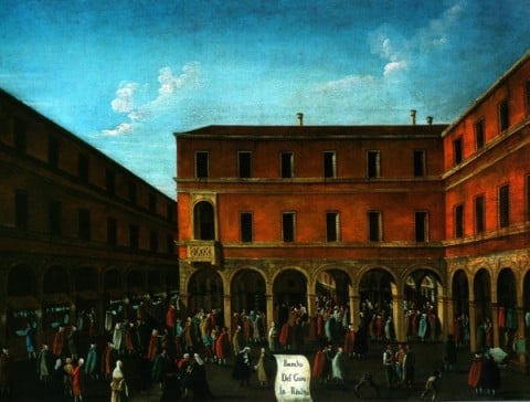 Gabriel Bella, Il bancogiro di Rialto, post 1799 - ante 1792
