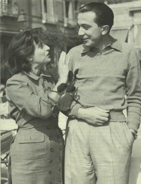 Giulio Andreotti con Anna Magnani