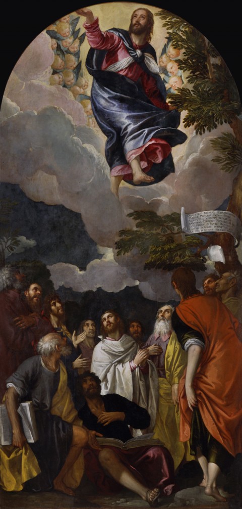 Paolo Veronese e Pietro Damini – L’Ascensione di Cristo, 1575. Padova, chiesa di San Francesco
