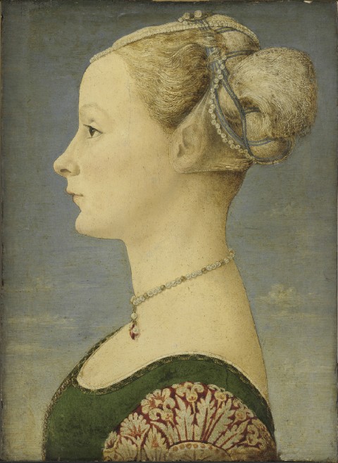 Piero del Pollaiolo, Ritratto di donna di profilo, Milano, Museo Poldi Pezzoli