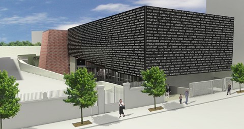 Rendering del Museo della Shoah di Roma