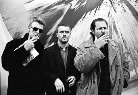 Roxanne Lowit - David Bowie Damien Hirst e Julian Schnabel NY 1996