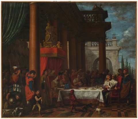 Valentin Lèfevre – Il convito di Antonio e Cleopatra. Padova, Musei Civici