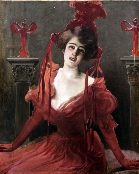 Vittorio Corcos, Isadora Duncan, 1905-1910, Collezione privata