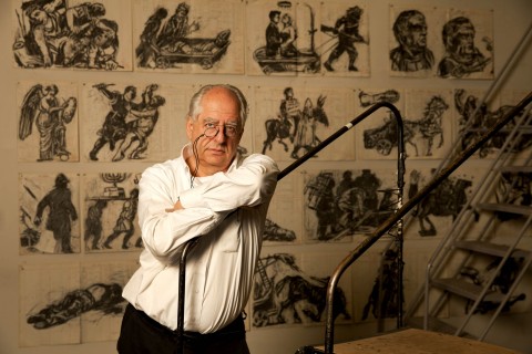 William Kentridge, Johannesburg, 2014. Photo Marc Shoul