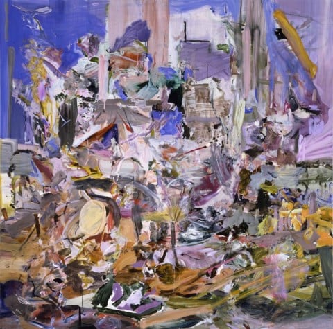 Cecily Brown, The Adoration of the Lamb, 2005-2006 - olio su lino, 198,1 × 198,1 cm - Gagosian Gallery Immagine © Cecily Brown. Courtesy Gagosian Gallery - photo Robert McKeever