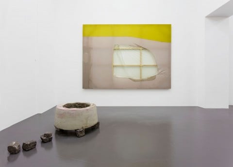 Erica Minahy - Sunbathing in the Shadow of the Volcano - veduta della mostra presso T293, Napoli 2014 