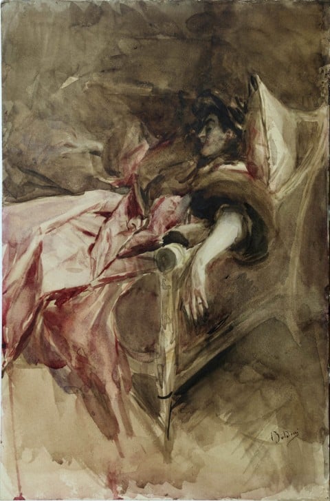 Giovanni Boldini, Signora in rosa, 1895 ca., courtesy Fondazione Cariparma