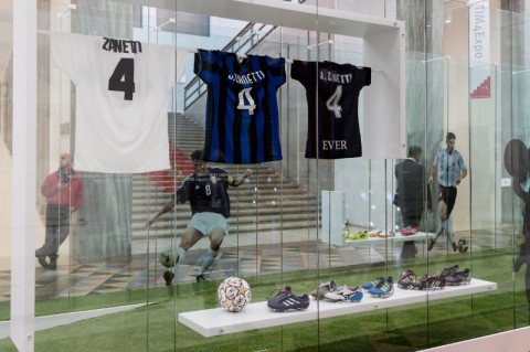 Javier Zanetti in mostra alla Triennale