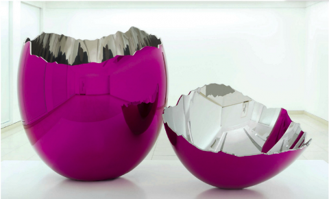eff Koons, Cracked Egg (Magenta), 1994-2006