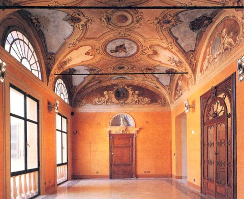 Palazzo Magnani - loggia primo piano