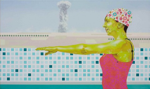 Carlo Alberto Rastelli, Does it even matter, 2013, t.m. su tela