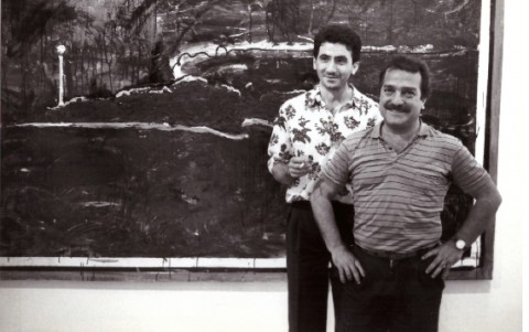 Cesare Manzo con Andrea Pazienza