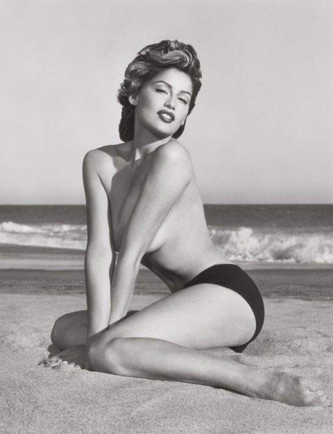 Herb Ritts per Calendario Pirelli - Laetitia Casta - Malibu, 1988.