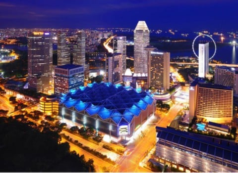 Il Suntec Singapore Convention & Exhibition Centre, sede della fiera