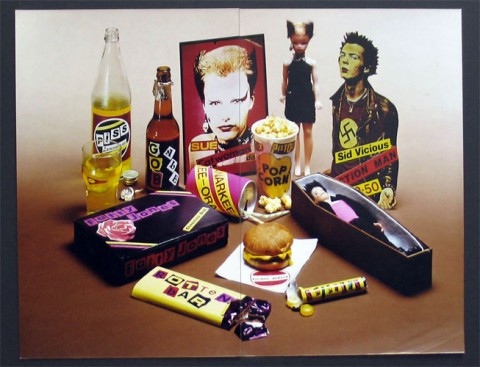 Jamie Reid, Some Product, 1979-1980, photographic print, (two halves) mounted on board, mm 297x384 Jamie Reid copyright Sex Pistols Residuals, courtesy Isis Gallery, UK 