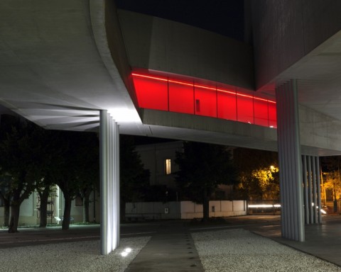 Jean-Baptiste Ganne – El Ingenioso hidalgo Don Quijote de la Mancha, 2005-2014. installazione luminosa MAXXI – courtesy the artist