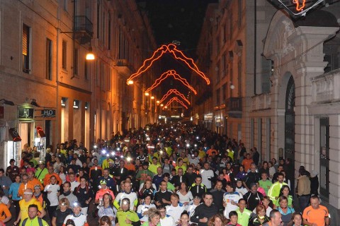 La corsa che ha inaugurato Luci d’Artista 2014