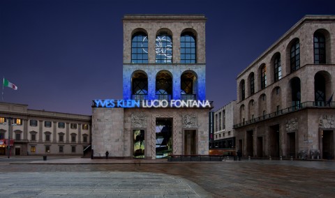 Lucio Fontana e Yves Klein al Museo de '900 di Milano