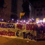Manifestazioni dopo l'incendio della Cavallerizza