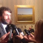 Il ministro Dario Franceschini alla conferenza stampa del gruppo G124 (foto Silvia Manzari)