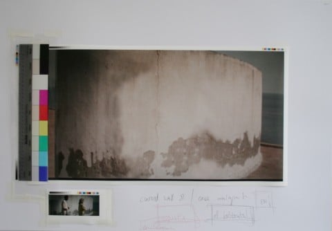 Peter Welz - Study case malaparte bardot and piccoli, erased  curved wall II