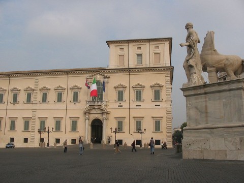 Una veduta del Quirinale