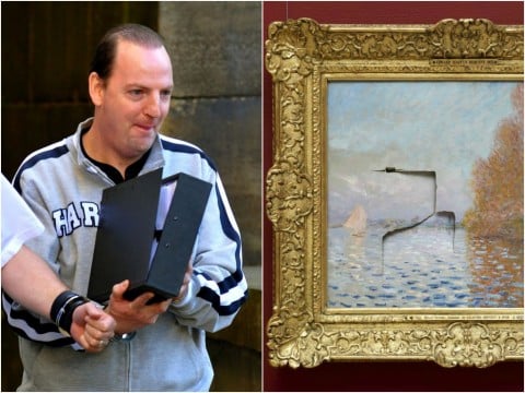 Andrew Shannon e il quadro vandalizzato