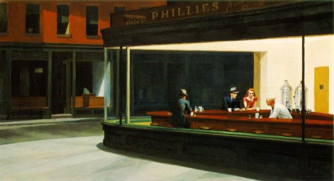 Edward Hopper, Nighthawks, 1942 - The Art Institute of Chicago