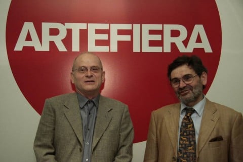 Giorgio Verzotti e Claudio Spadoni