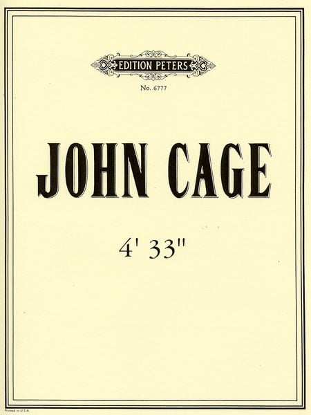 John Cage, 4'33''