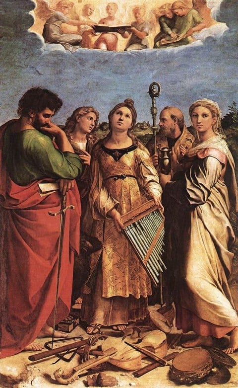 L'Estasi di Santa Cecilia di Raffaello