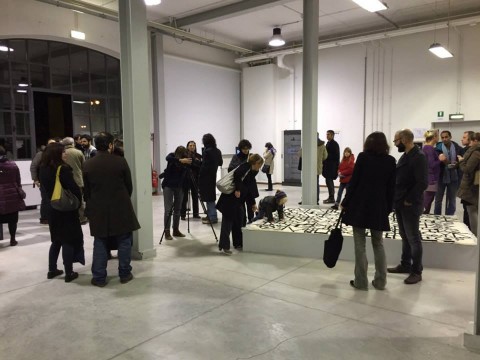 La sovversione del sensibile – veduta della mostra presso la Fabbrica del Vapore, Milano 2015