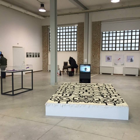 La sovversione del sensibile – veduta della mostra presso la Fabbrica del Vapore, Milano 2015