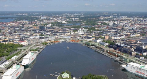 La zona del porto di Helsinki, dove sorgerà il Guggenheim