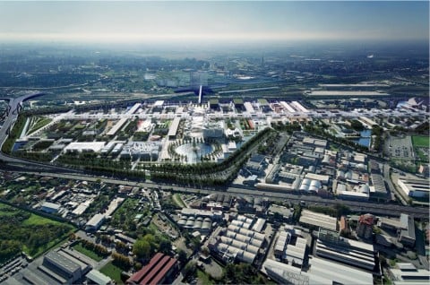 L'area di Expo 2015 - rendering