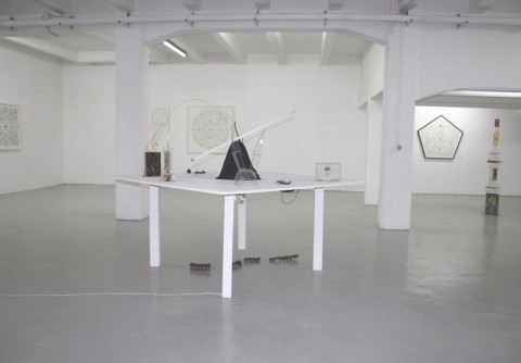 Leonardo Ulian – Tesla Remixed - veduta della mostra presso The Flat, Milano 2014 