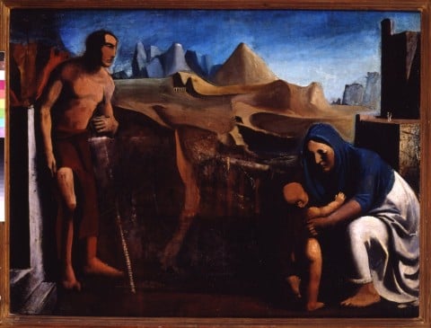 Mario Sironi, La famiglia, 1927-28 - Galleria d'Arte Moderna, Roma