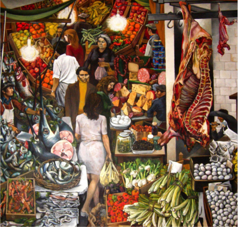 Renato Guttuso, Vucciria, 1974