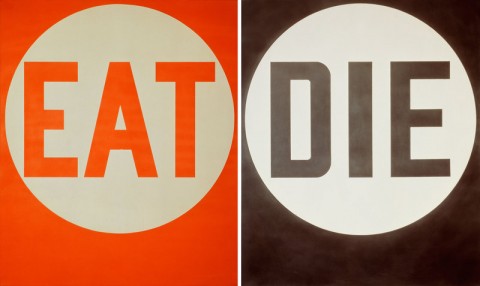 Robert Indiana EAT-DIE 1962