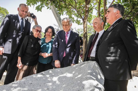 Santiago del Cile, Ambasciata Italiana.  L'installazione in memoria delle vittime del regime